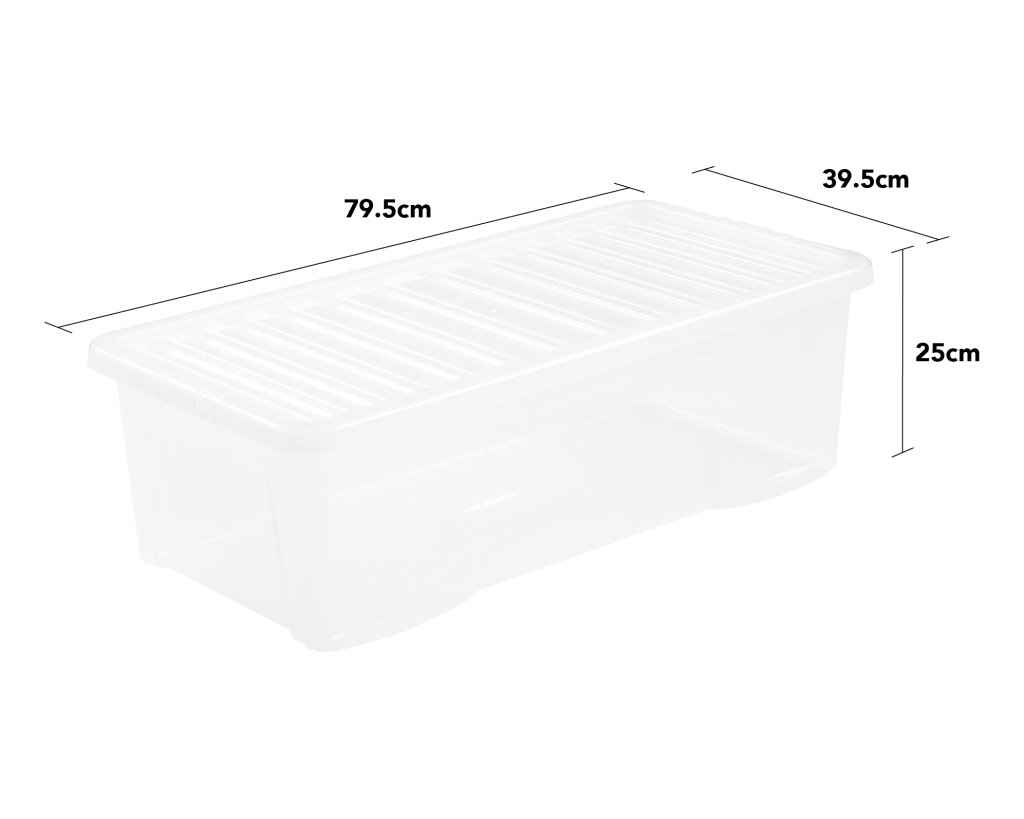 Wham Crystal 62L Box & Lid Clear Wham Crystal 62L Box & Lid Clear